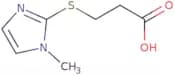 3-[(1-Methyl-1H-imidazol-2-yl)sulfanyl]propanoic acid