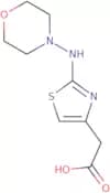 2-{2-[(Morpholin-4-yl)amino]-1,3-thiazol-4-yl}acetic acid