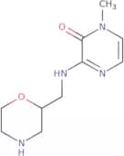 1-Methyl-3-[(morpholin-2-ylmethyl)amino]-1,2-dihydropyrazin-2-one