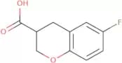 6-Fluoro-3,4-dihydro-2H-1-benzopyran-3-carboxylic acid
