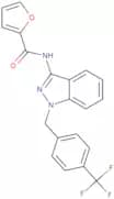 N-(1-{[4-(Trifluoromethyl)phenyl]methyl}-1H-indazol-3-yl)furan-2-carboxamide