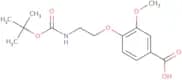 4-(2-{[(tert-Butoxy)carbonyl]amino}ethoxy)-3-methoxybenzoic acid