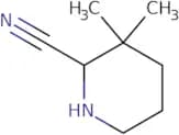 3,3-Dimethylpiperidine-2-carbonitrile