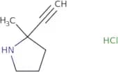 (2S)-2-Ethynyl-2-methylpyrrolidine hydrochloride