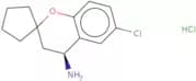 (4S)-6-Chloro-3,4-dihydrospiro[1-benzopyran-2,1'-cyclopentane]-4-amine hydrochloride