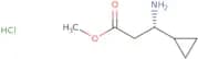 Methyl (3S)-3-amino-3-cyclopropylpropanoate hydrochloride