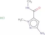 3-Amino-N,1-dimethyl-1H-pyrazole-5-carboxamide hydrochloride
