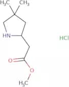 Methyl 2-(4,4-dimethylpyrrolidin-2-yl)acetate hydrochloride