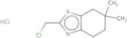 2-(Chloromethyl)-6,6-dimethyl-4,5,6,7-tetrahydro-1,3-benzothiazole hydrochloride