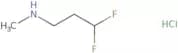 (3,3-Difluoropropyl)(methyl)amine hydrochloride