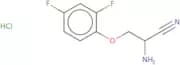 2-Amino-3-(2,4-difluorophenoxy)propanenitrile hydrochloride