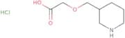 2-[(Piperidin-3-yl)methoxy]acetic acid hydrochloride