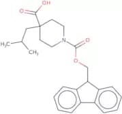 1-{[(9H-Fluoren-9-yl)methoxy]carbonyl}-4-(2-methylpropyl)piperidine-4-carboxylic acid