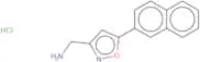 [5-(Naphthalen-2-yl)-1,2-oxazol-3-yl]methanamine hydrochloride