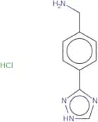 [4-(1H-1,2,4-Triazol-3-yl)phenyl]methanamine hydrochloride