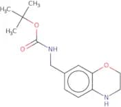tert-Butyl N-[(3,4-dihydro-2H-1,4-benzoxazin-7-yl)methyl]carbamate