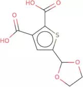 5-(1,3-Dioxolan-2-yl)thiophene-2,3-dicarboxylic acid