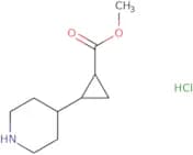 rac-Methyl (1R,2S)-2-(piperidin-4-yl)cyclopropane-1-carboxylate hydrochloride