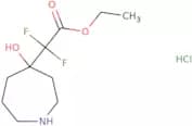 Ethyl 2,2-difluoro-2-(4-hydroxyazepan-4-yl)acetate hydrochloride