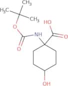 1-Amino-4-hydroxycylclohexane-1-carboxylic acid, N-BOC protected