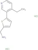 (5-(4-Ethylpyridin-3-yl)thiophen-2-yl)methanamine dihydrochloride