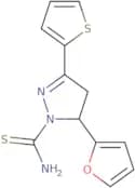 5-(Furan-2-yl)-3-(thiophen-2-yl)-4,5-dihydro-1H-pyrazole-1-carbothioamide