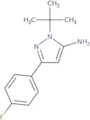 1-tert-Butyl-3-(4-fluorophenyl)-1H-pyrazol-5-amine