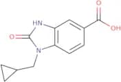 1-(Cyclopropylmethyl)-2-oxo-2,3-dihydro-1H-1,3-benzodiazole-5-carboxylic acid