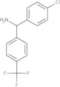 (4-Chlorophenyl)[4-(trifluoromethyl)phenyl]methanamine