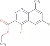 Ethyl 4-chloro-6-fluoro-8-methylquinoline-3-carboxylate