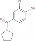 2-Chloro-4-(pyrrolidine-1-carbonyl)phenol