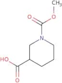1-(Methoxycarbonyl)piperidine-3-carboxylic acid