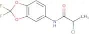 2-Chloro-N-(2,2-difluoro-1,3-dioxaindan-5-yl)propanamide