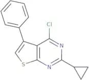 4-Chloro-2-cyclopropyl-5-phenylthieno[2,3-d]pyrimidine