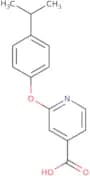 2-[4-(Propan-2-yl)phenoxy]pyridine-4-carboxylic acid