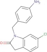 1-[(4-Aminophenyl)methyl]-6-chloro-2,3-dihydro-1H-indol-2-one