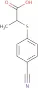 2-[(4-Cyanophenyl)sulfanyl]propanoic acid