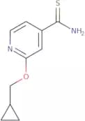 2-(cyclopropylmethoxy)pyridine-4-carbothioamide