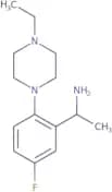 1-[2-(4-Ethylpiperazin-1-yl)-5-fluorophenyl]ethan-1-amine