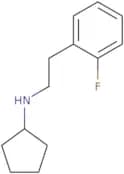 N-[2-(2-Fluorophenyl)ethyl]cyclopentanamine