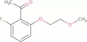1-[2-Fluoro-6-(2-methoxyethoxy)phenyl]ethan-1-one