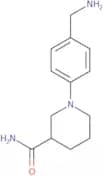 1-[4-(Aminomethyl)phenyl]piperidine-3-carboxamide