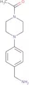 1-{4-[4-(Aminomethyl)phenyl]piperazin-1-yl}ethan-1-one