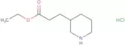 Ethyl 3-(piperidin-3-yl)propanoate hydrochloride