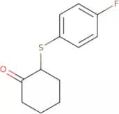 2-[(4-Fluorophenyl)sulfanyl]cyclohexan-1-one