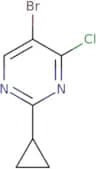 5-Bromo-4-chloro-2-cyclopropylpyrimidine