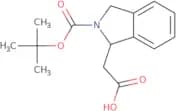 2-{2-[(tert-butoxy)carbonyl]-2,3-dihydro-1H-isoindol-1-yl}acetic acid