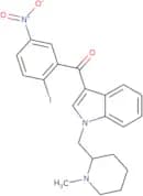 (2-Iodo-5-nitrophenyl)(1-(((2S)-1-methyl-2-piperidinyl)methyl)-1H-indol-3-yl)-methanone