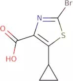 2-Bromo-5-cyclopropyl-1,3-thiazole-4-carboxylic acid