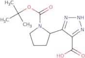 5-{1-[(tert-Butoxy)carbonyl]pyrrolidin-2-yl}-1H-1,2,3-triazole-4-carboxylic acid